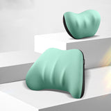 Car Memory Foam Headrest Lumbar Support