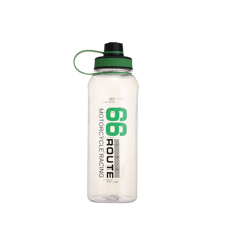 Large Capacity Travel Water Bottle Transparent Plastic Water Cup