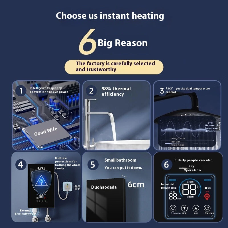 Instant Electric Water Heater For Small Household Use