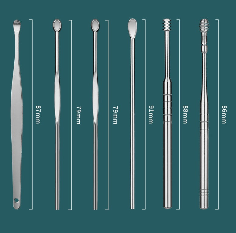 Stainless Steel Ear Pick Set Ear Picking Tool